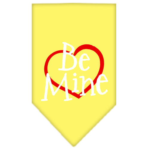 Pet and Dog Bandana Screen Printed, "Be Mine"