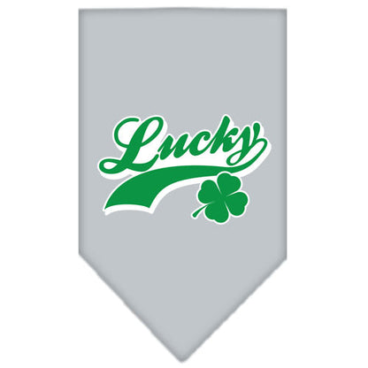 Pet and Dog Bandana Screen Printed,  "Lucky Swoosh"