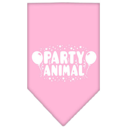 Pet and Dog Bandana Screen Printed, "Party Animal"