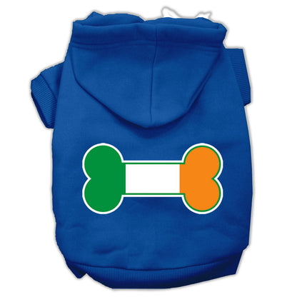 Pet Hoodie "Bone Shaped Ireland Flag"