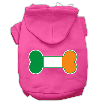 Pet Hoodie "Bone Shaped Ireland Flag"