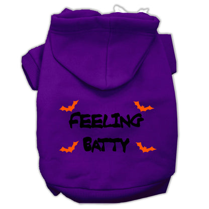Halloween Pet Hoodie "Feeling Batty"