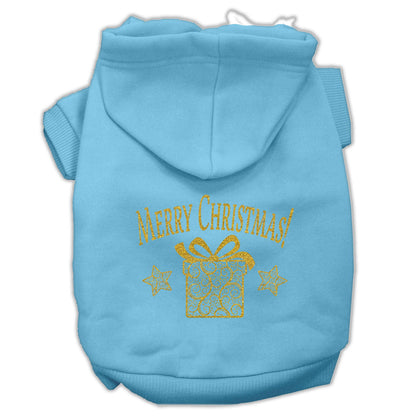 Christmas Pet Hoodie, "Golden Christmas Present"