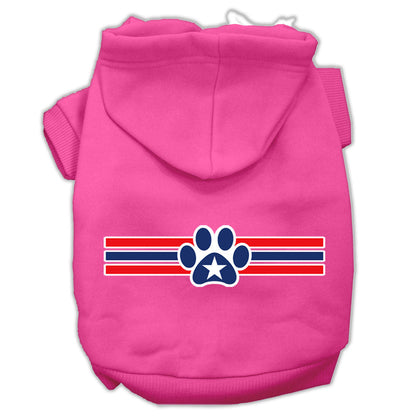 Pet Hoodie "Patriotic Star Paw"