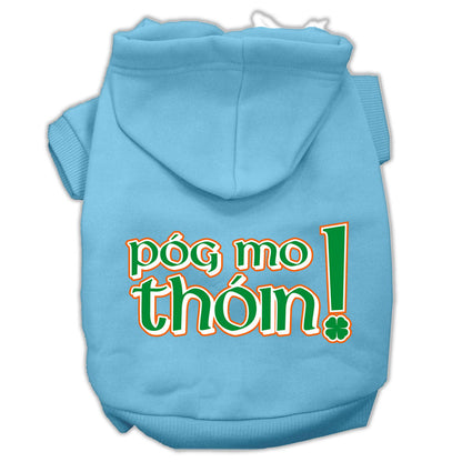 Pet Dog & Cat Hoodie Screen Printed, "Pog Mo Thoin!"