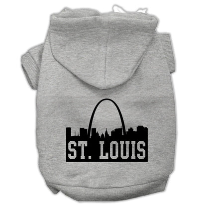 Pet Hoodie "St. Louis Skyline"