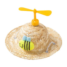 Pet Straw Hat Cute Party Dress up Adjustable Chin Strap Dog Hat Pets Accessory Pet Costume Hat for Outdoor Sports Summer Walking
