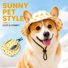 Adjustable Dog Cap Printed Puppy Hat for Small Medium Dogs Pug Corgi Dachshund Outdoor Sun Shade Daily Pet Costume Accessory Use