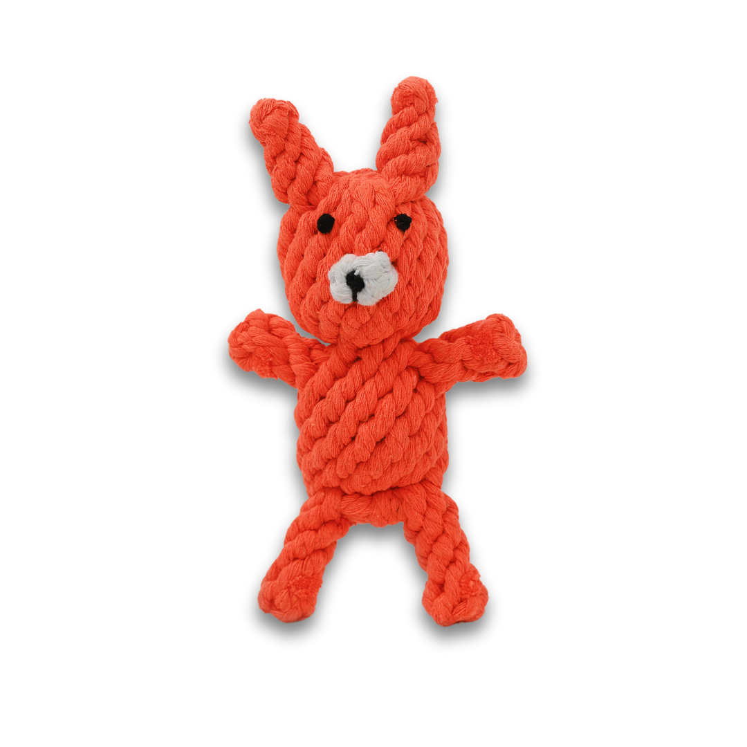 Handmade Eco-Fox Chew Rope Toys