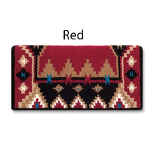 1465-5 Enchanted Pines 38x34 New Zealand Wool Saddle Blanket GREY