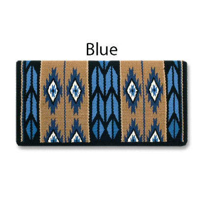 1466-2 Flying Eagle 38x34 New Zealand Wool Saddle Blanket CHOCOLATE
