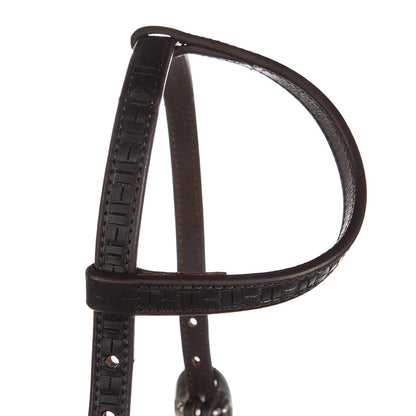 WD-BTSEH-HO Heavy Oil Brick Tooling 5 8 Inch Single Ear Headstall