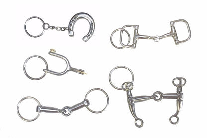 AJ Tack Horse Tack Keychains - Set of 5