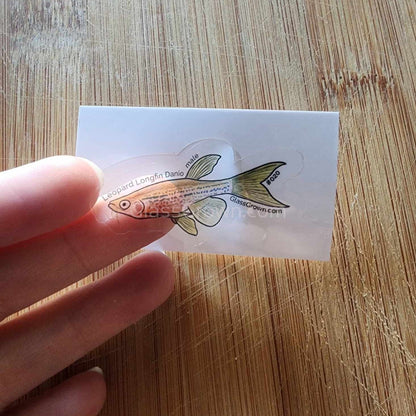 Mystery Nano Fish Stickers 5 pack