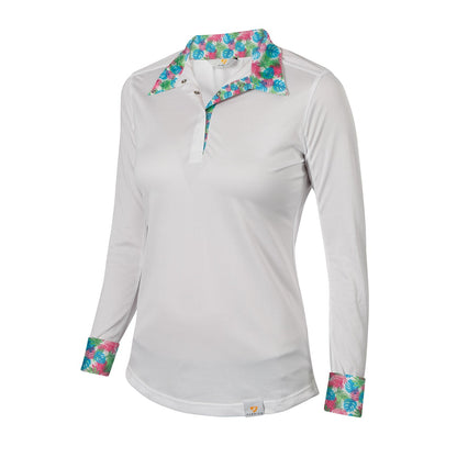 Aubrion Girl's Equestrian Style Long Sleeve Show Shirt
