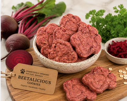 Crunchy Beetalicious Paws | Organic Beet Dog Treats