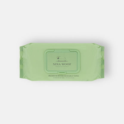 Biodegradable and plant-based premium pet wipes for gentle, eco-friendly grooming of dogs and cats