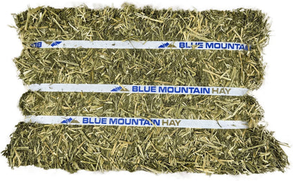 Blue Mountain Hay High-Altitude Organic Alfalfa Hay Easy Flake Box Horse Feed, 50-lb