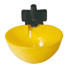 C-100 Seesaw Drinker automatic gravity-fed waterer for birds and small animals attached to cage wires