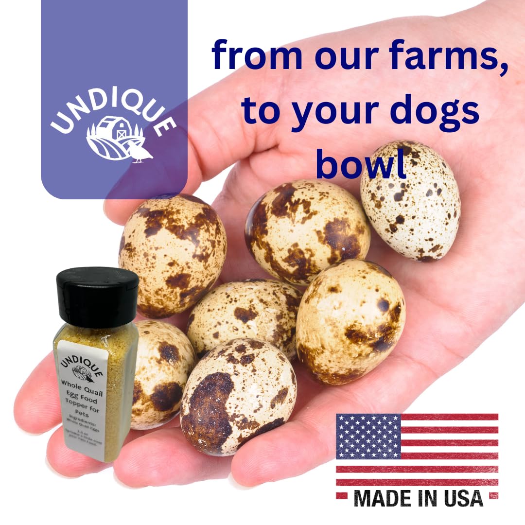 Quailicious Boost Pet Food Enhancer - Healthy Dog Food Topper with Whole Quail Eggs - Pet Health Supplements for Energy, Immune Function, Shiny Coat & Skin - Omega-3 & Omega-6 Rich