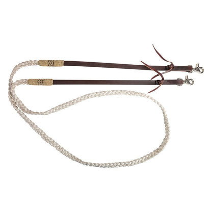 Cashel Flat Braid Leather Rein