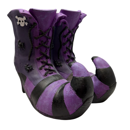 Halloween Witch Boots - Purple