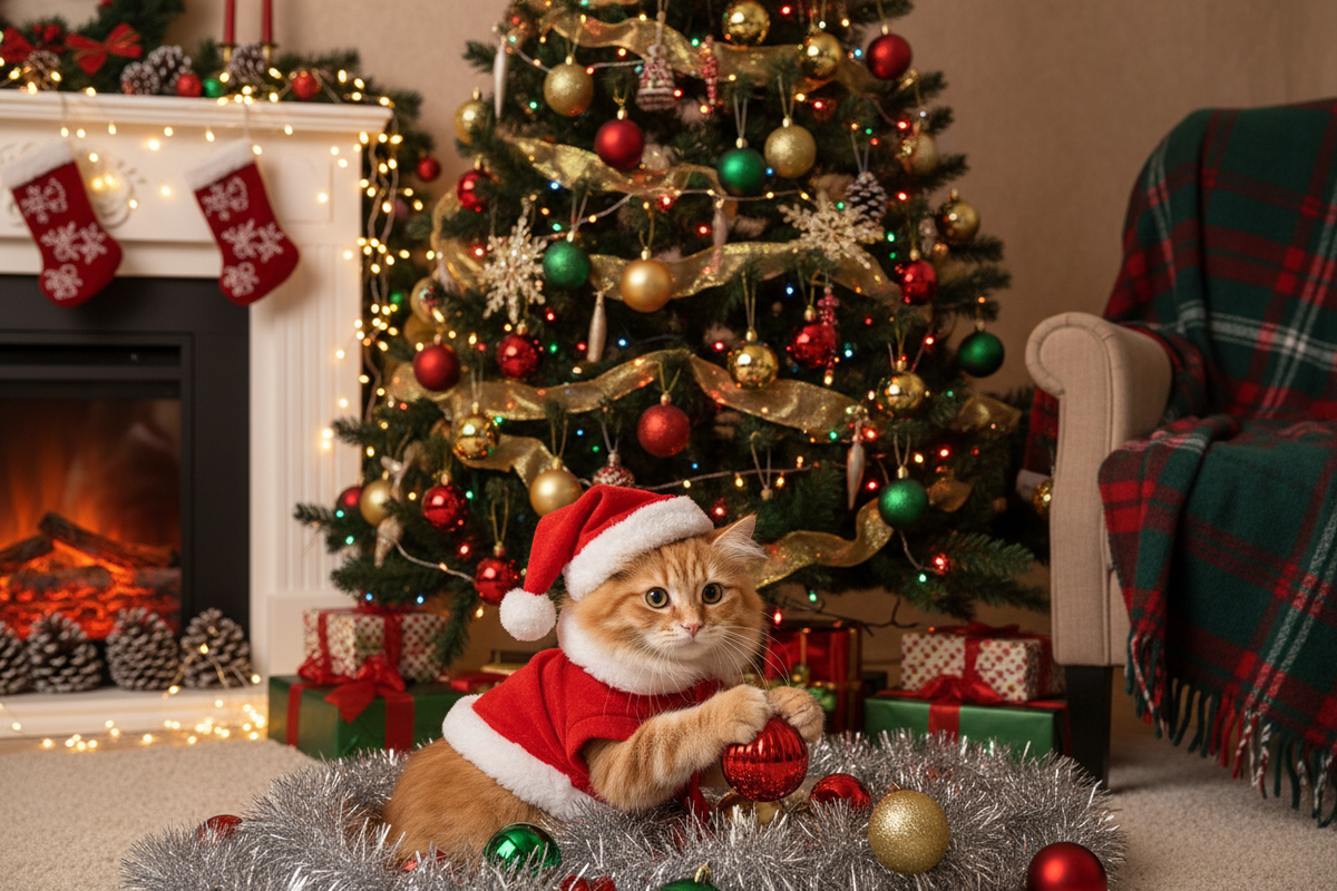 christmas cat