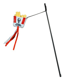 Ethical Kentucky Fried Chicken Fries Wand With Catnip Cat Toy 18in