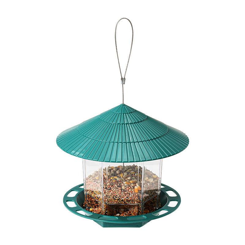 Transparent Hanging Bird Feeder For Outdoor Gardens