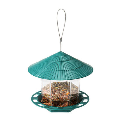 Transparent Hanging Bird Feeder For Outdoor Gardens