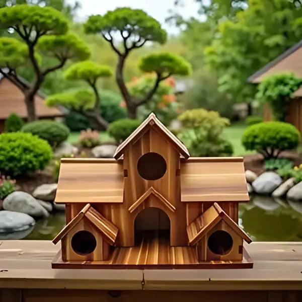 Brown Handmade Bird House