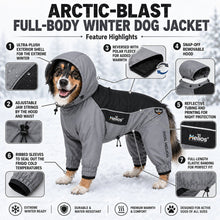 Dog Helios 'Arctic Blast' Full Bodied Winter Dog Coat w/ Blackshark Tech