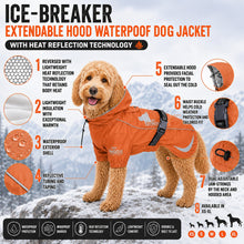 Dog Helios 'Ice-Breaker' Extendable Hooded Dog Coat w/ Heat Reflective Technology