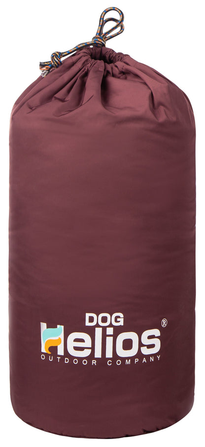 Dog Helios ® 'Switch-Back' 2-in-1 Convertable Travel Dog Mat and Rounded Camping Bed