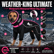 Dog Helios ® Weather-King Ultimate Windproof Full Body Winter Dog Jacket
