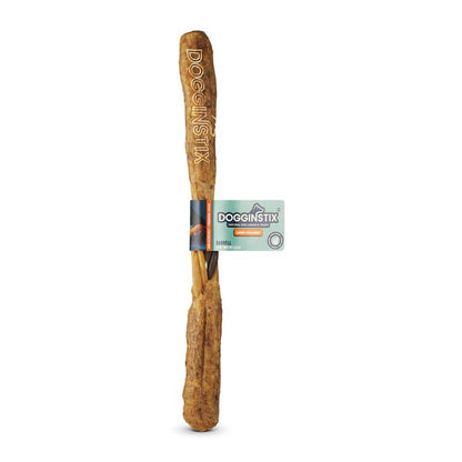 Dogginstix Braided Lamb Collagen Barbell Dog Chew – Natural, Grass-Fed, Low Fat Treat