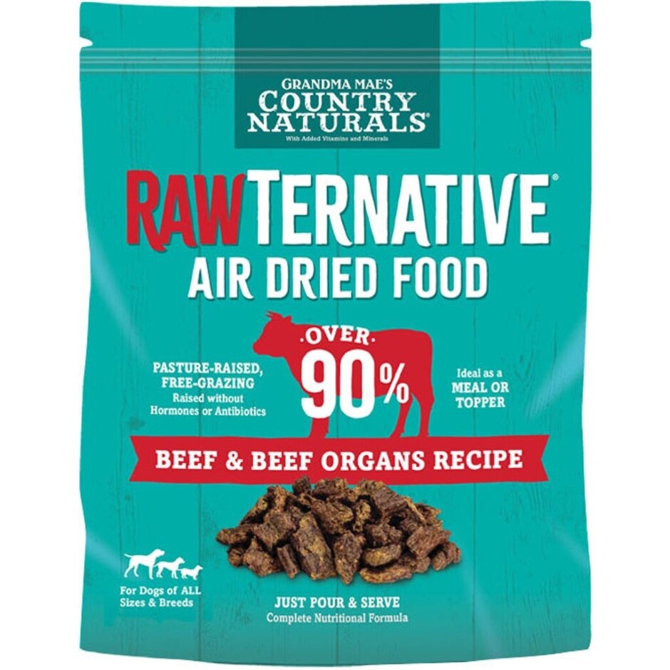 Grandma Mae's RawTernative Air Dried Dog Food Beef & Beef Organs Formula 5oz