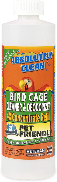Bird Cage Cleaner and Deodorizer