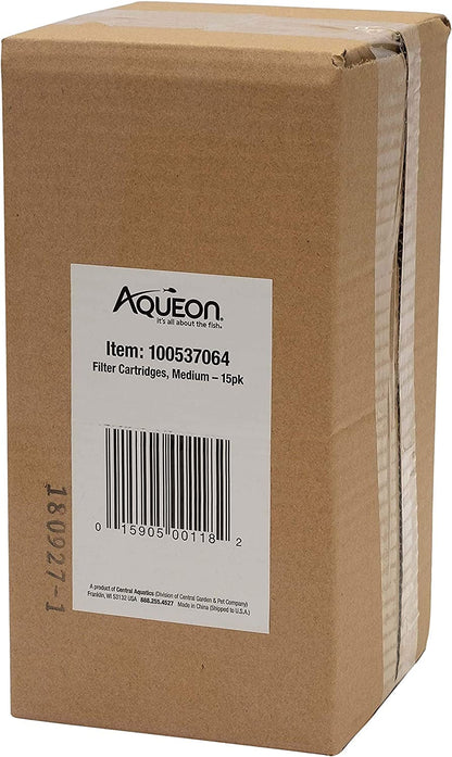 15 pack Fish Tank Replacement Filter Cartridges Medium