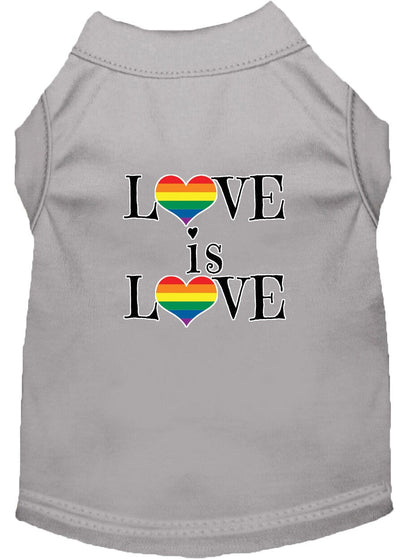 Pet Shirt "Love Is Love"