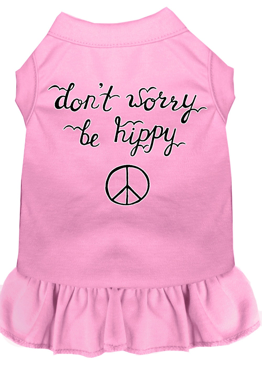 Pet Dress "Don't Worry, Be Hippy"