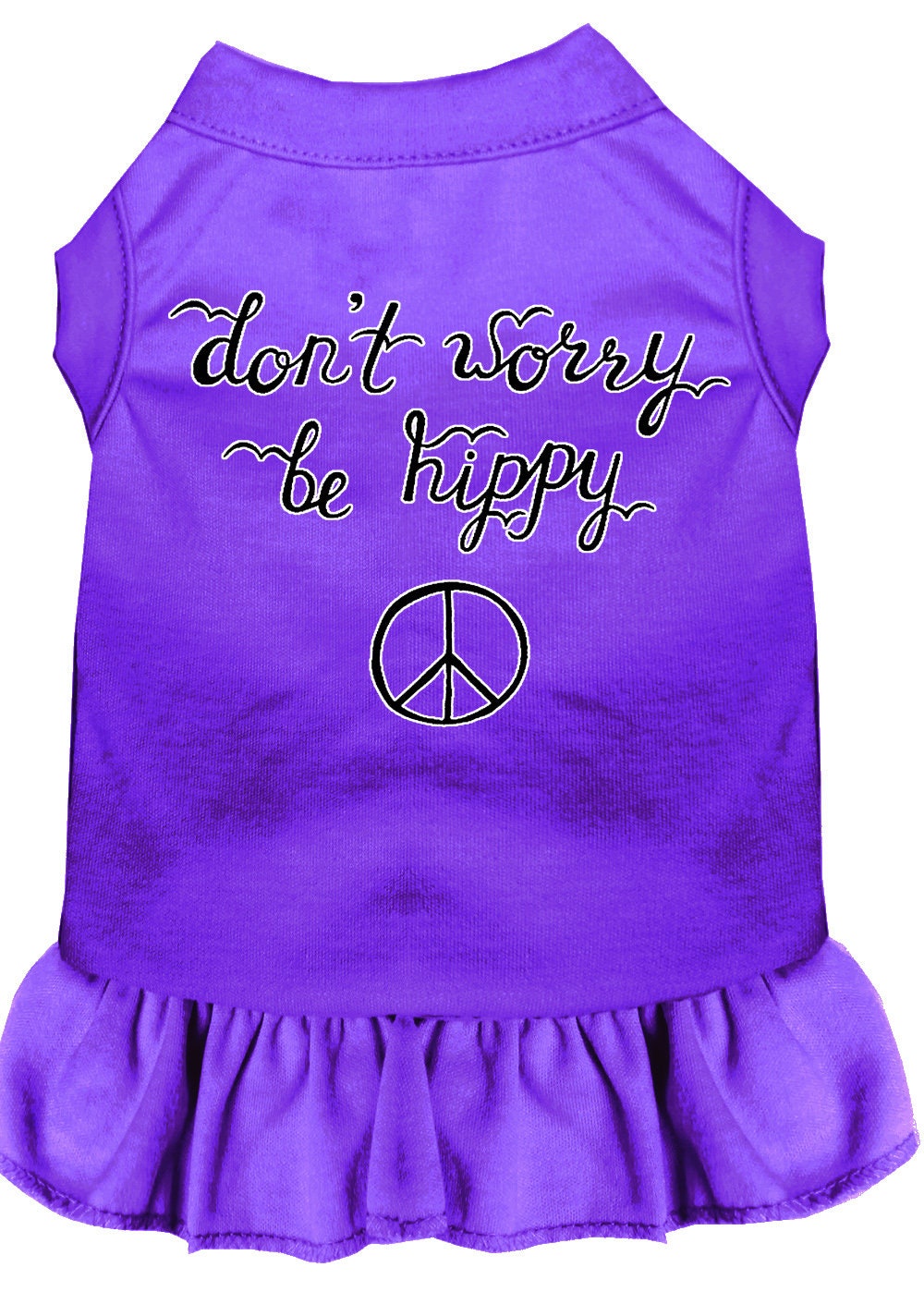 Pet Dress "Don't Worry, Be Hippy"