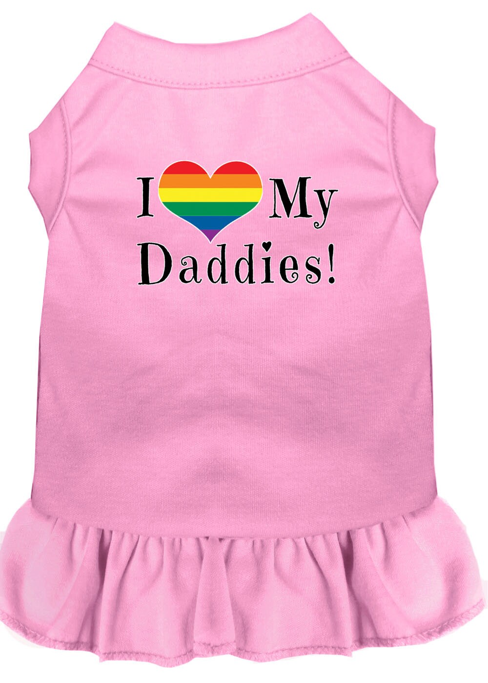 Pet Dress "I Heart My Daddies"