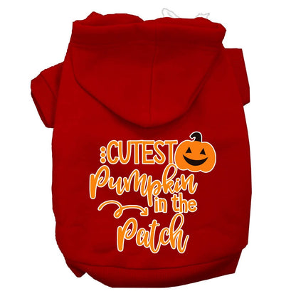 Halloween Pet Hoodie "Cutest Pumpkin In The Patch"