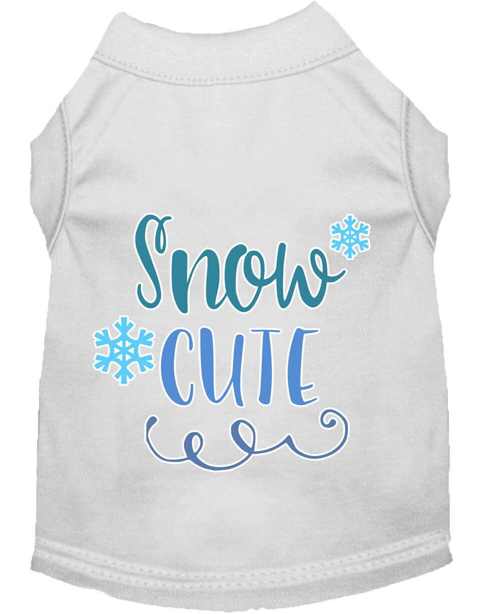 Christmas Pet Shirt "Snow Cute"