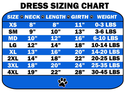 Christmas Pet Dress Screen Printed, "Property Of North Pole"