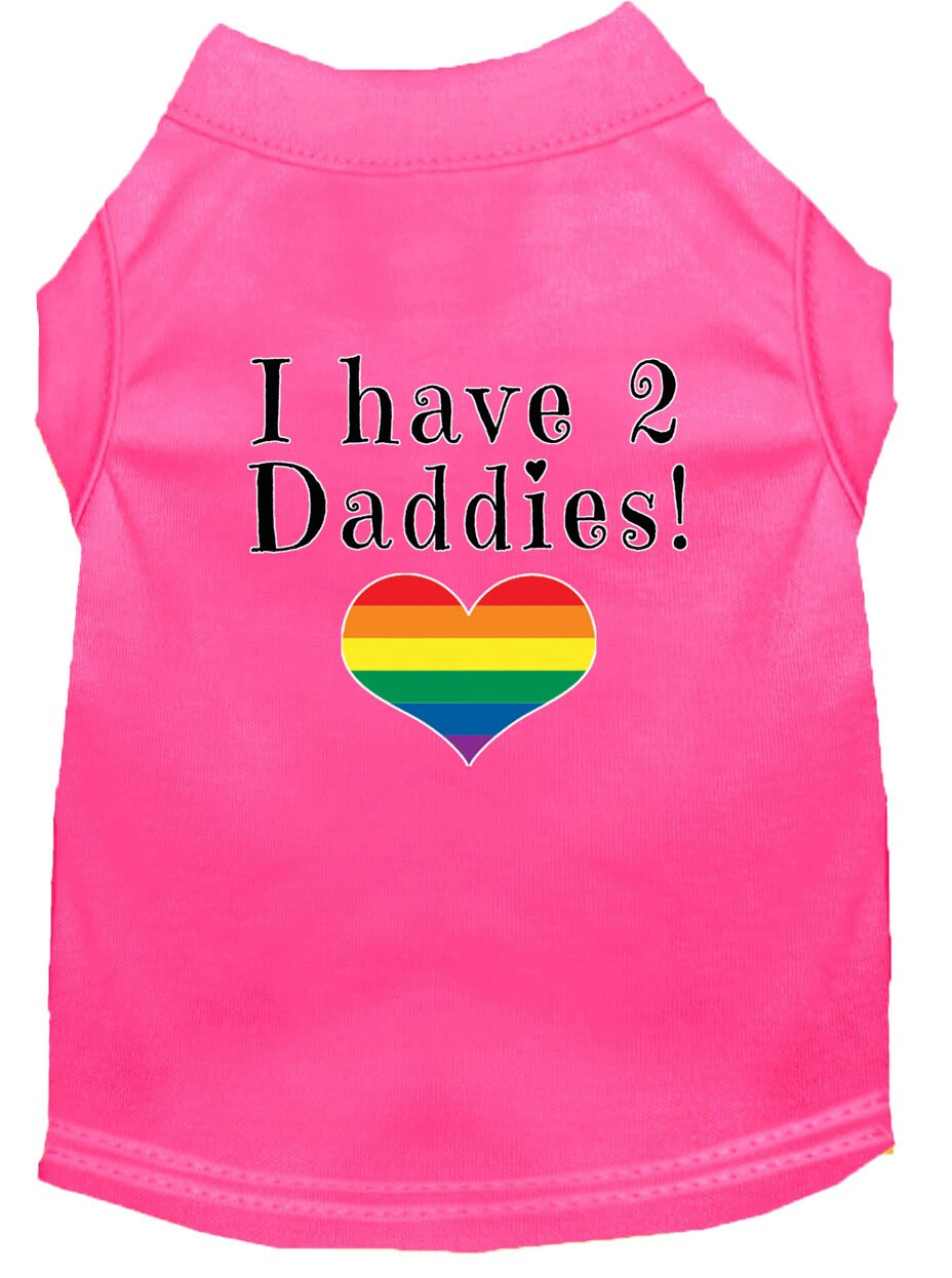 Pet Shirt "I Have Two Daddies"