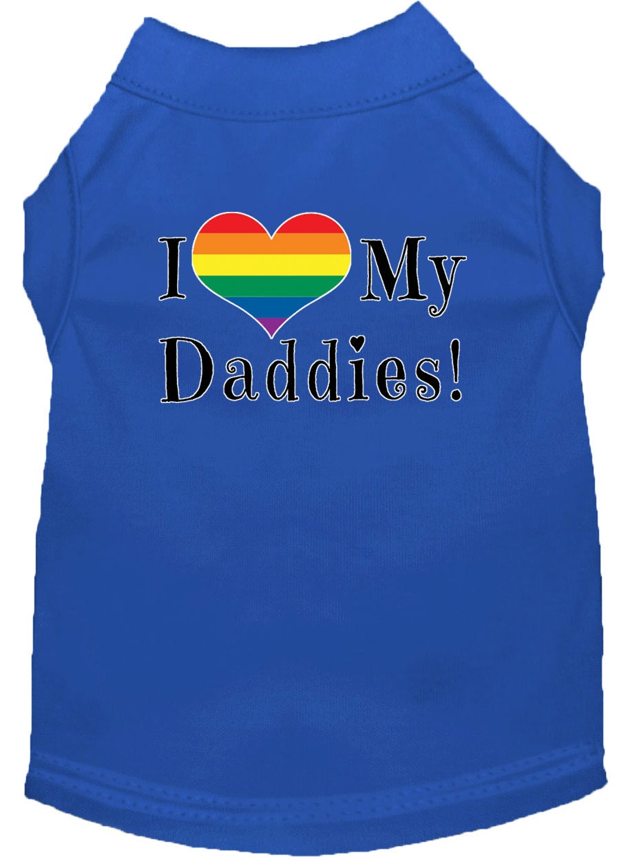 Pet Shirt "I Heart My Daddies"