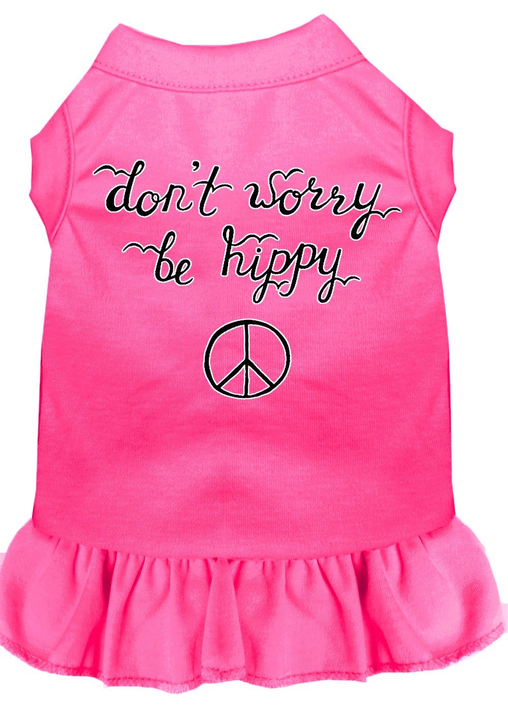 Pet Dress "Don't Worry, Be Hippy"