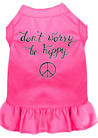 Pet Dress "Don't Worry, Be Hippy"